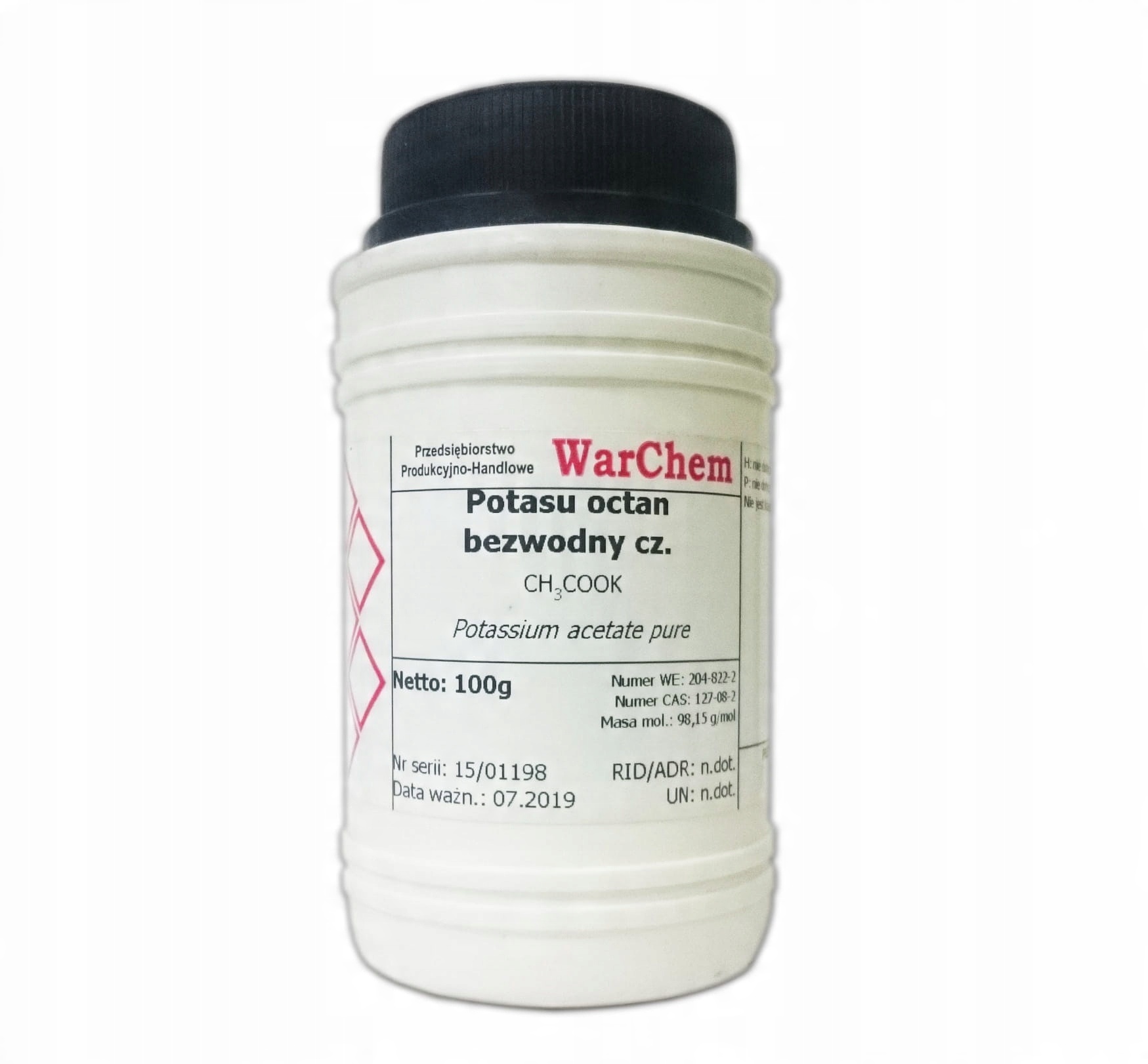 

Octan Potasu 100g Warchem [51894]