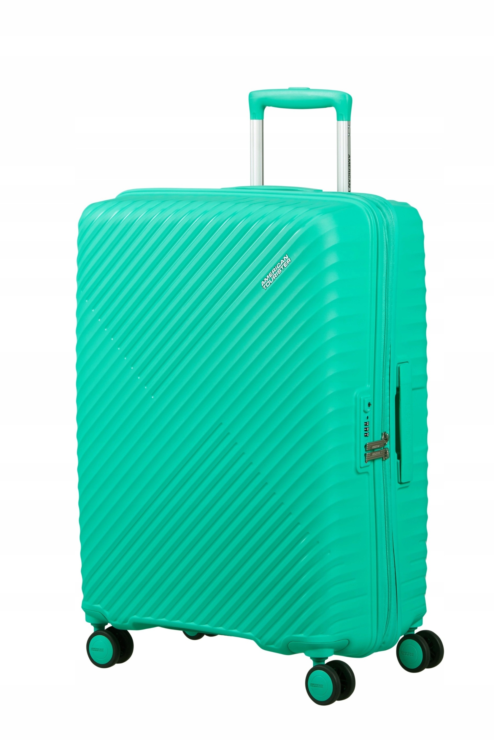 Walizka średnia 68 cm American Tourister Diablast turkusowa