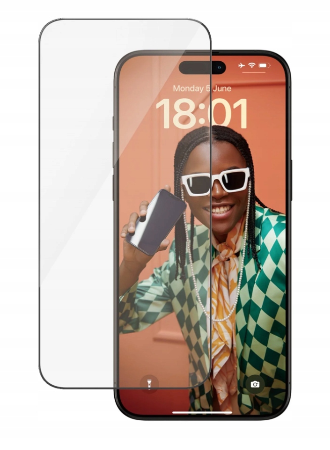 PanzerGlass Ochrana obrazovky Apple IPhone 15 Pro Max Sklo Přes