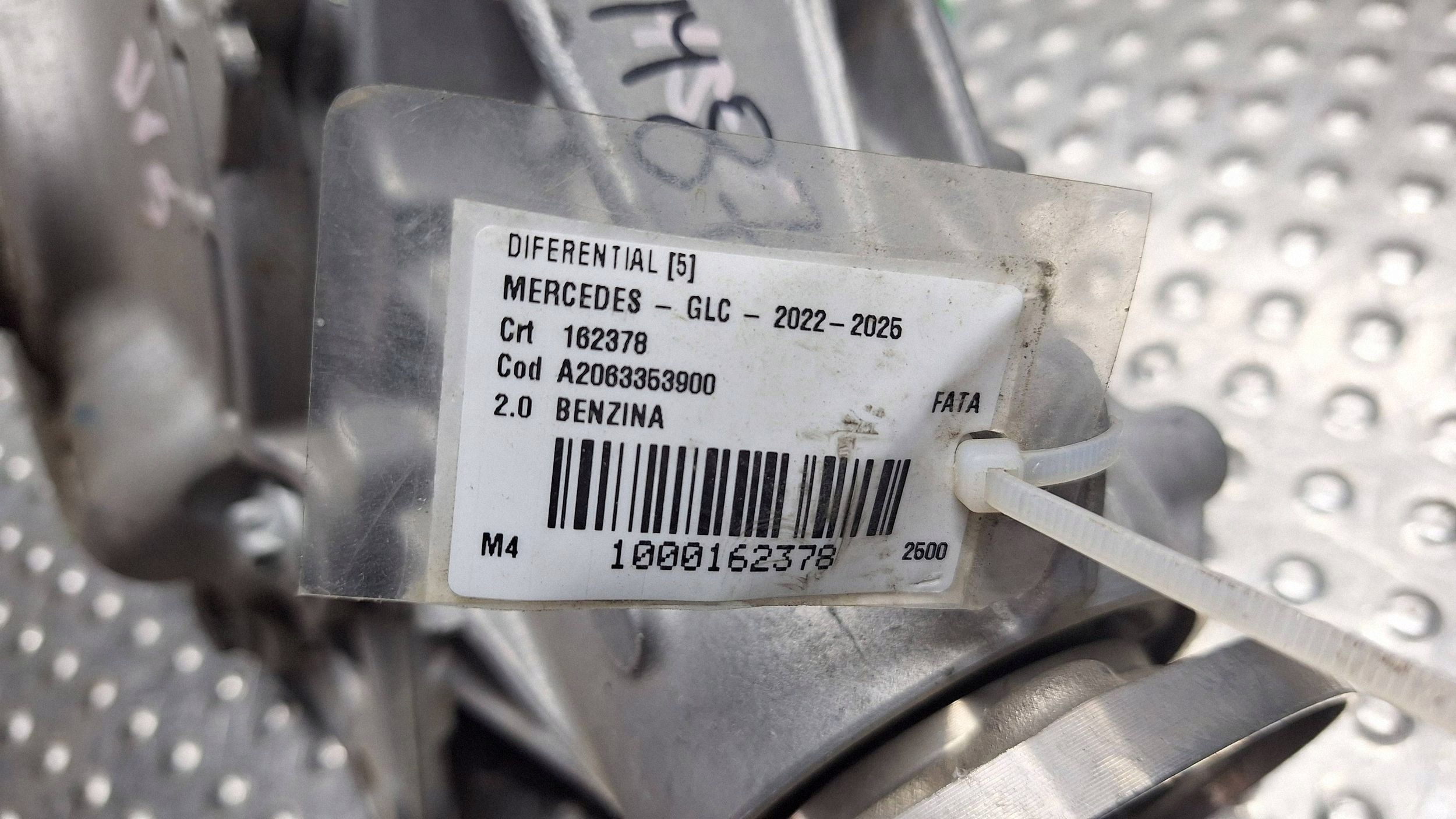 diff REDUKTOR front 3.266 A2063310005 MERCEDES W206 W214 GLC W254 2.0 CGI