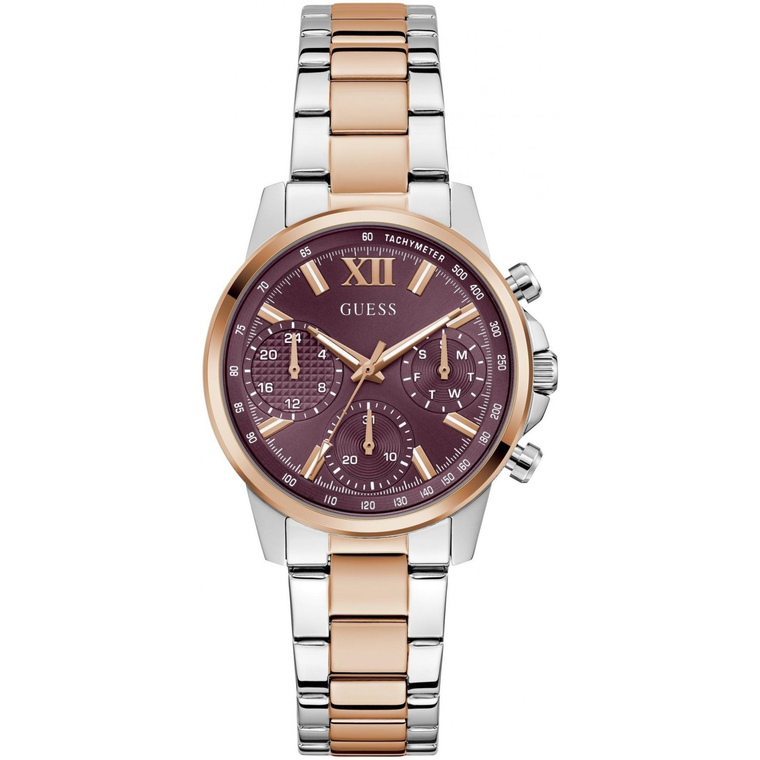 Pánské Hodinky Guess GW0933L5 stříbrný náramek
