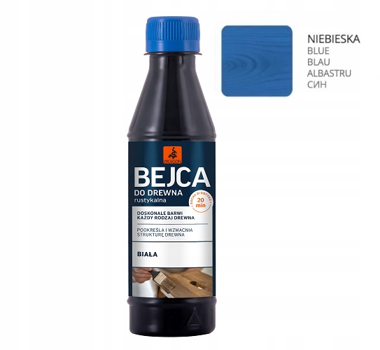 

Bejca Do Drewna Dragon 0,2 l Niebieska