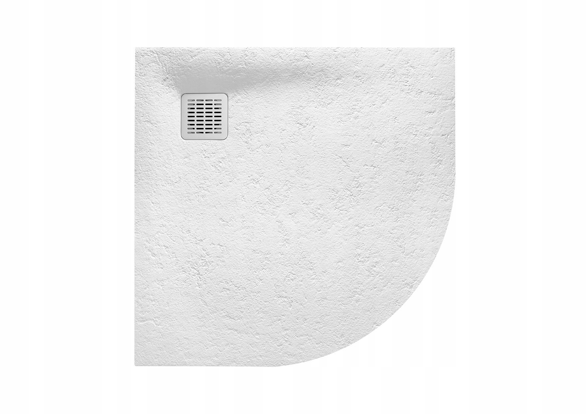 Brodzik kompozyt Stonex półokrągły Roca Terran 900/10900/1028/10cm biały