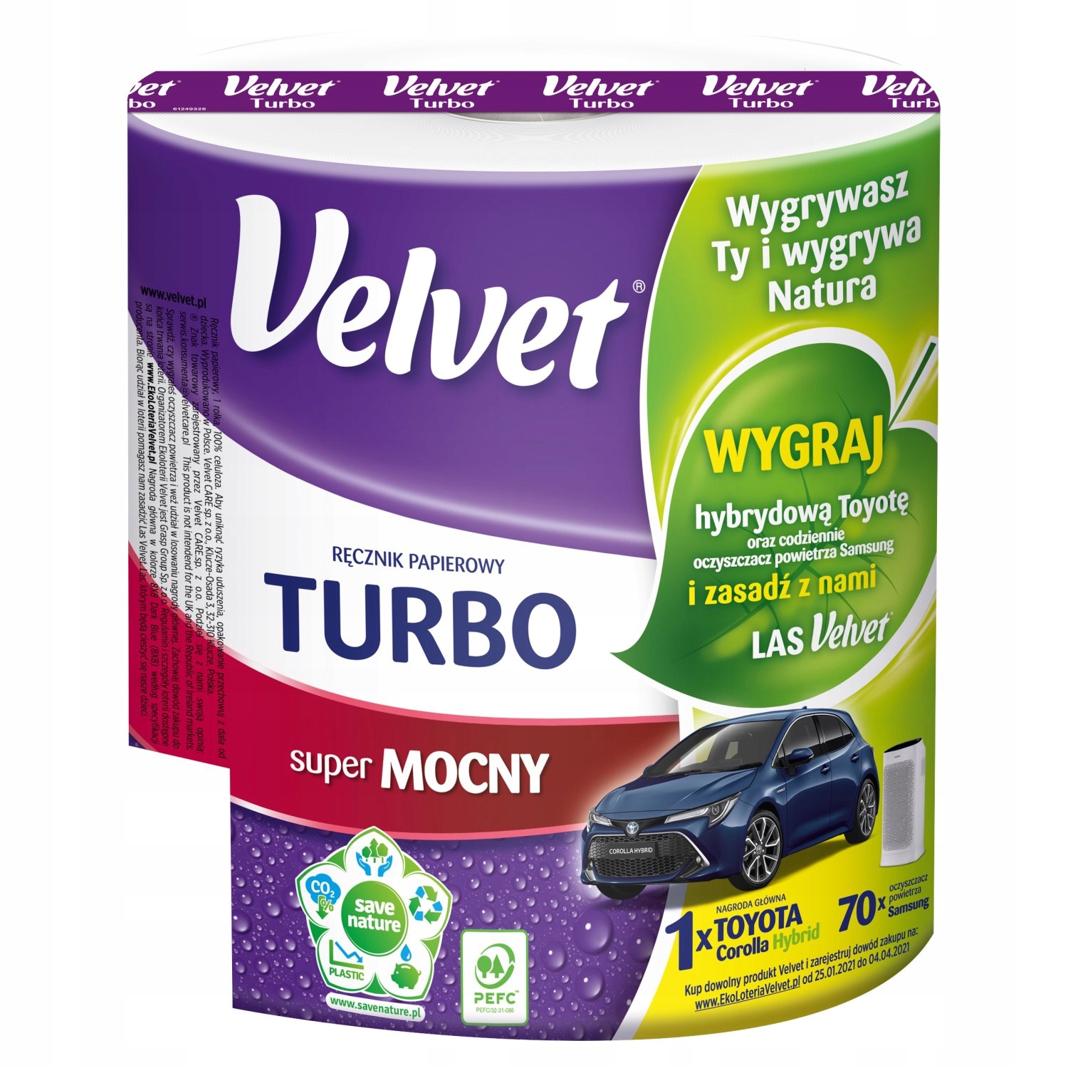 Velvet TURBO Ręcznik Papierowy 1 szt.