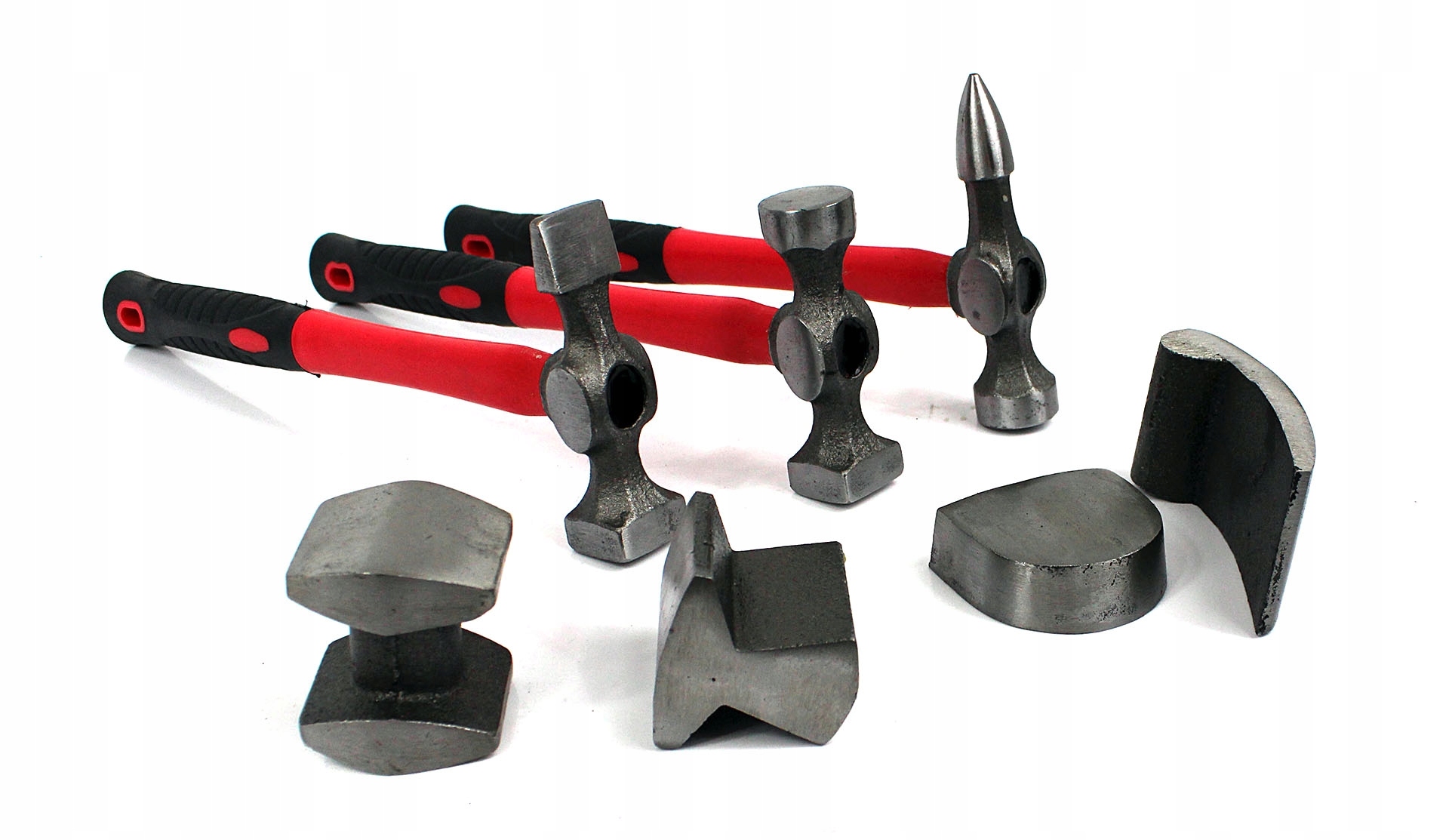 НАБОР ИНСТРУМЕНТОВ ИЗ ЛИСТОВОГО МЕТАЛЛА МОЛОТОК НАКОВАЛЬНЯ 7 EL