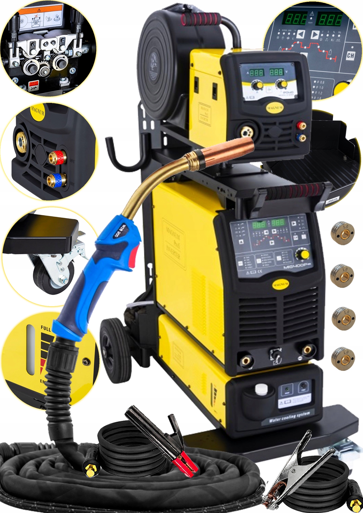 Invertorová Svářečka Migomat Poloautomatická Magnum Mig 400 Dual Puls Synergie