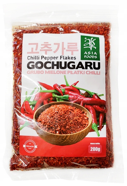 

Papryka Gochugaru, grubo mielone płatki chili 200g