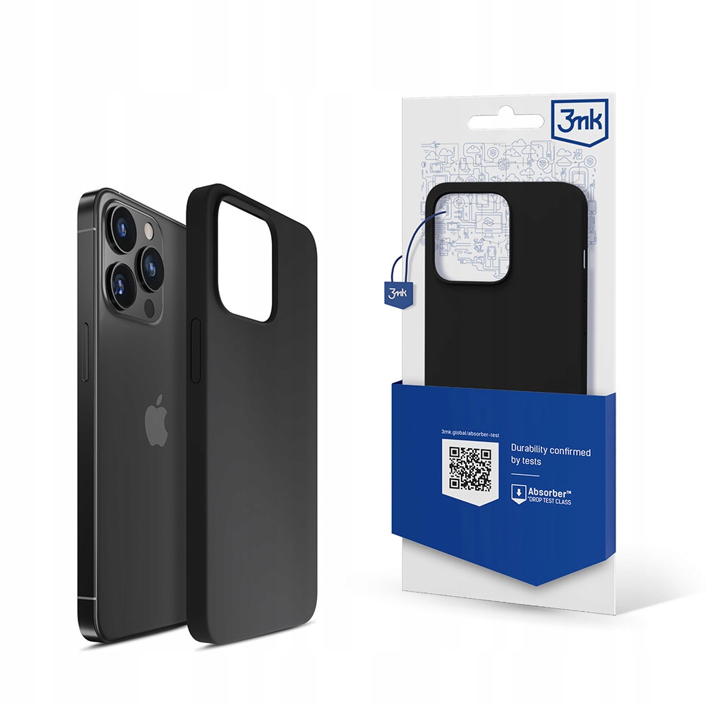 

Czarne Etui 3mk Case plecki na iPhone 14 Pro Max