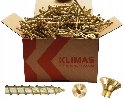

Wkręty Ciesielskie do drewna 5.0/50mm Torx 300szt