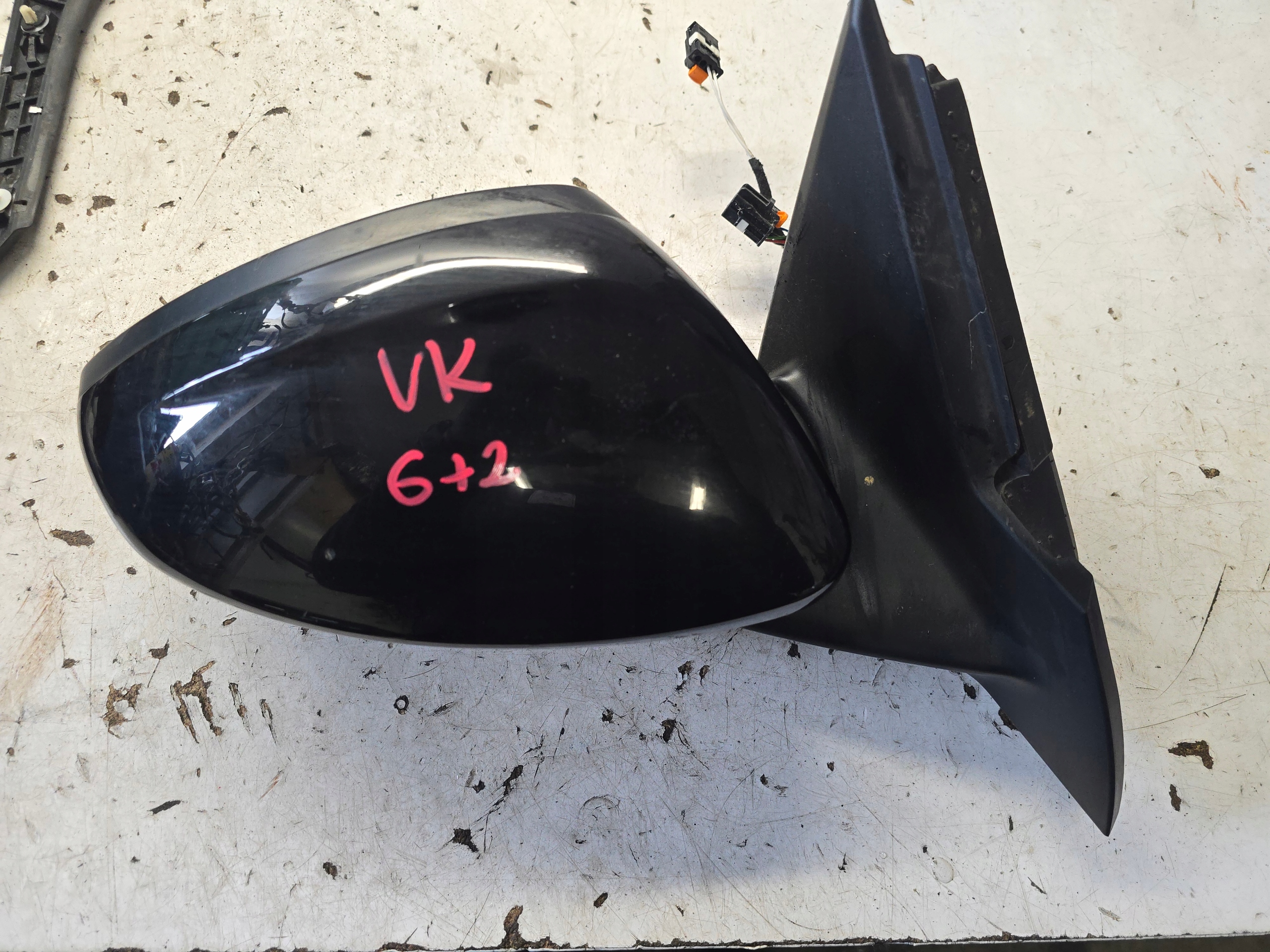 OPEL MOKKA B II mirror right 8 PIN 6 + 2 ANGLIK UK