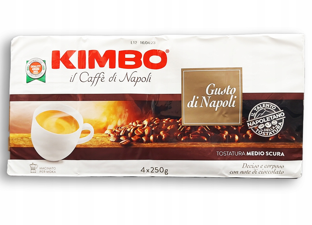 Kawa mielona KIMBO Gusto di Napoli 4 x 250g