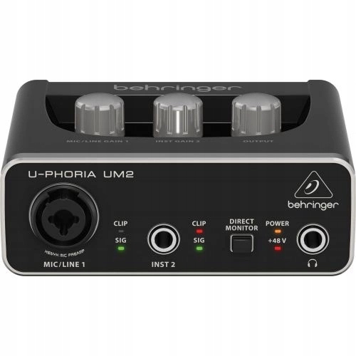 Interfejs Audio Usb Behringer U Phoria UM2 2X2 48 Khz
