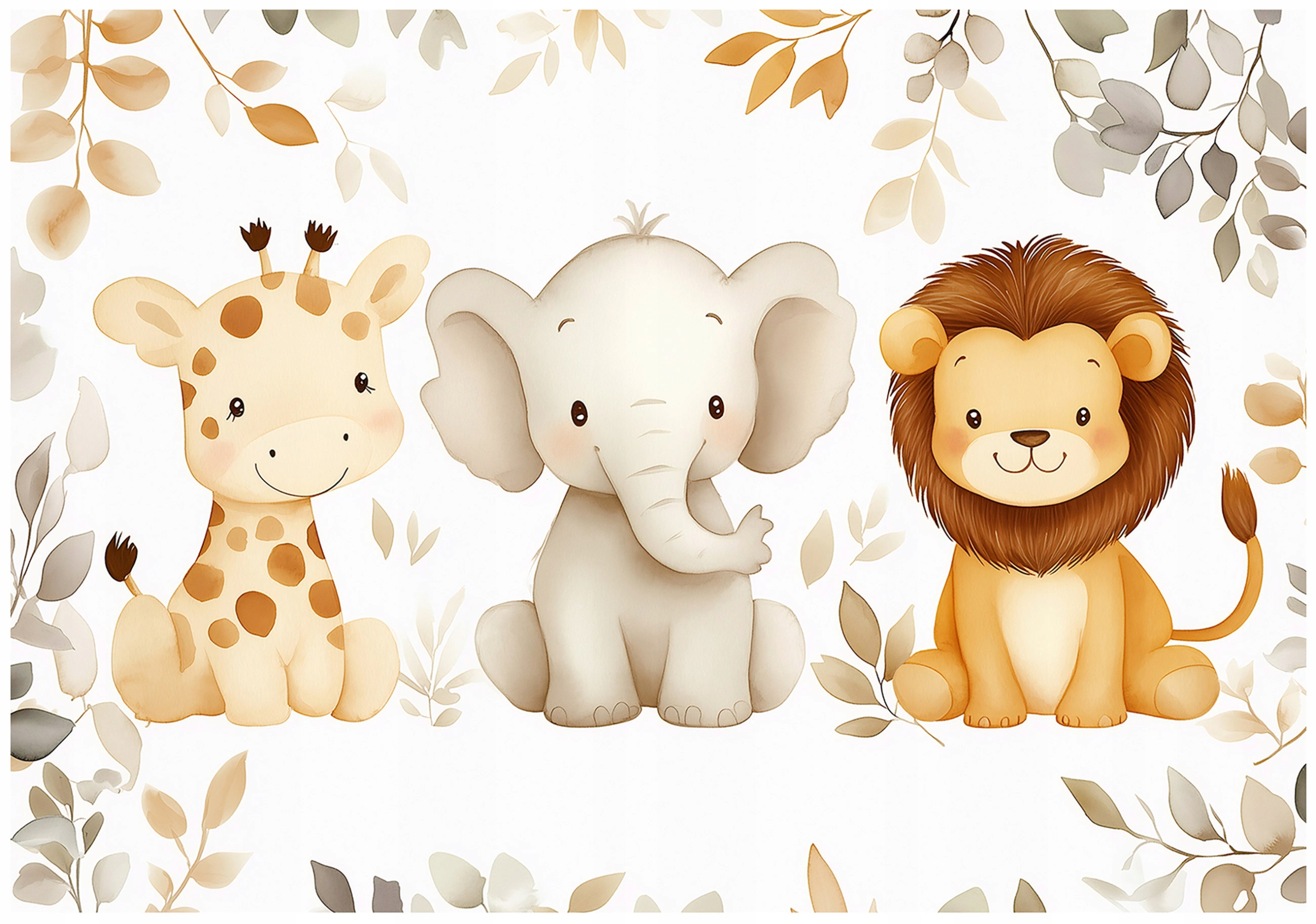 Vinylová Fototapeta Na Flizeline Pre Deti Zvieratá Džungľa 416x254