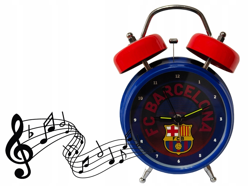 Fc Barcelona Zegar Zegarek Budzik Z Hymnem Klubu
