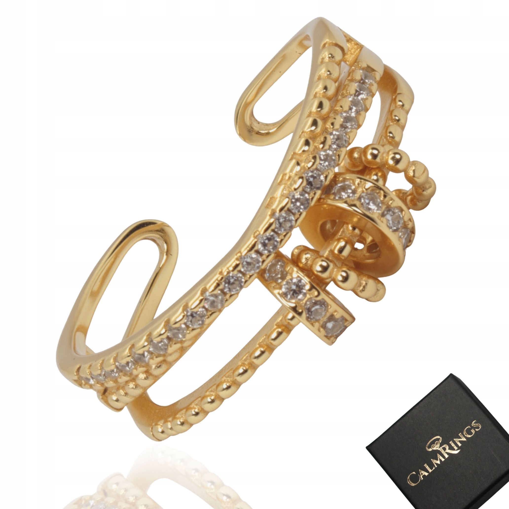 Prstýnek Stříbrný 925 pozlacený – zlatý lesk a elegance