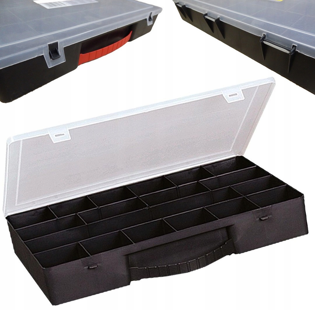 

Organizer duży Pojemnik Pudełko 36 x 25 x 5,5 cm