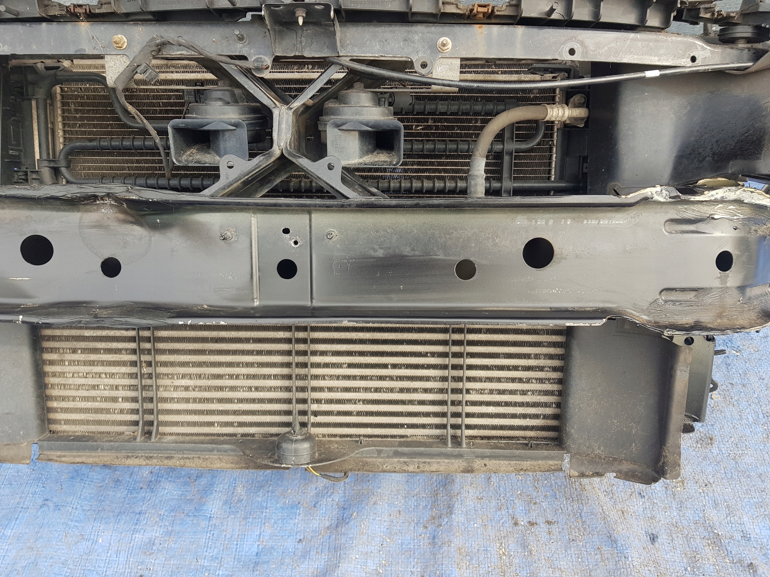 support panel for radiators MERCEDES SLK R172 W172 radiator 2.2 CDI