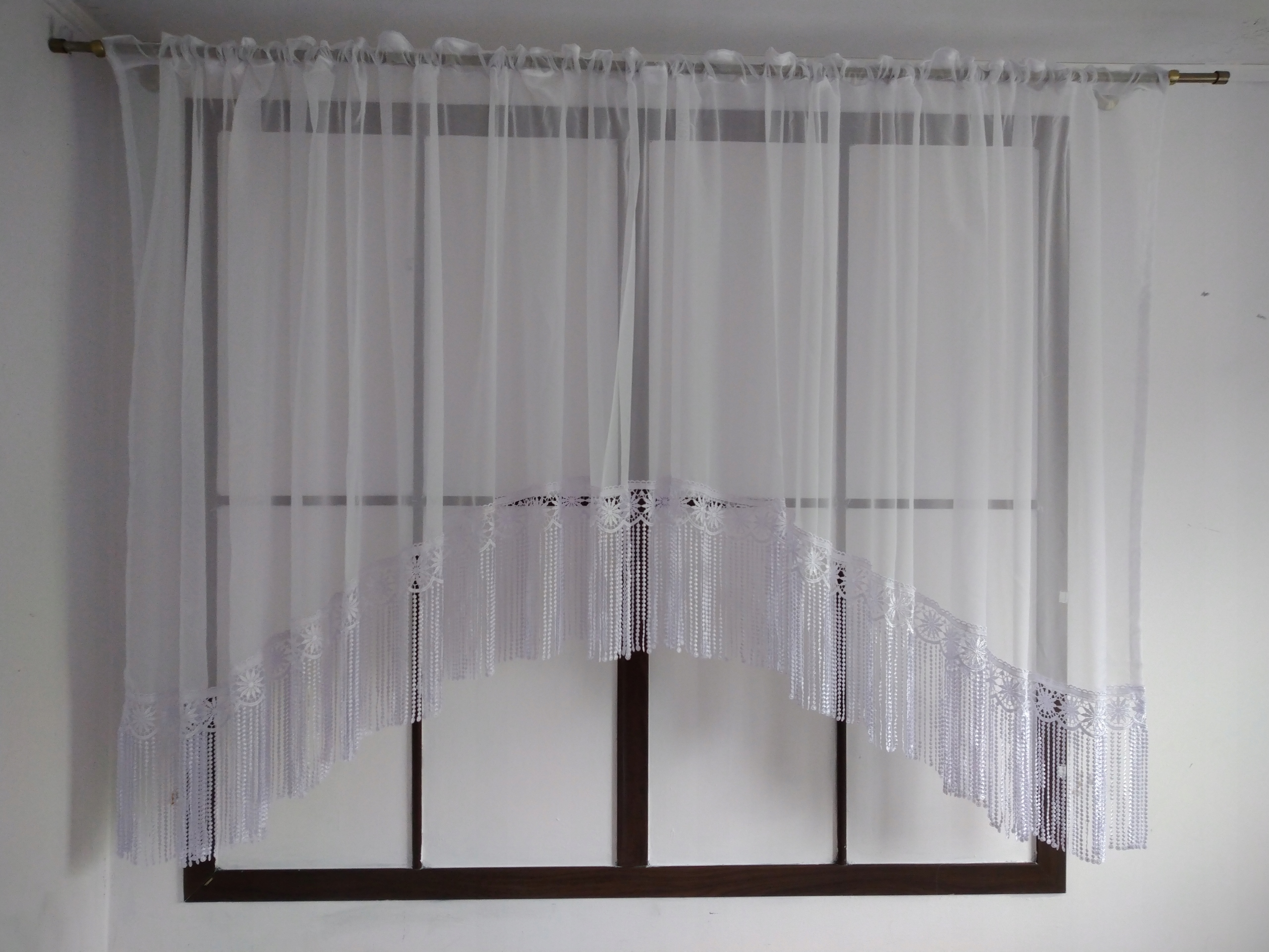 

Firana gotowa 300x140 łuk,woal gipiura 30cm