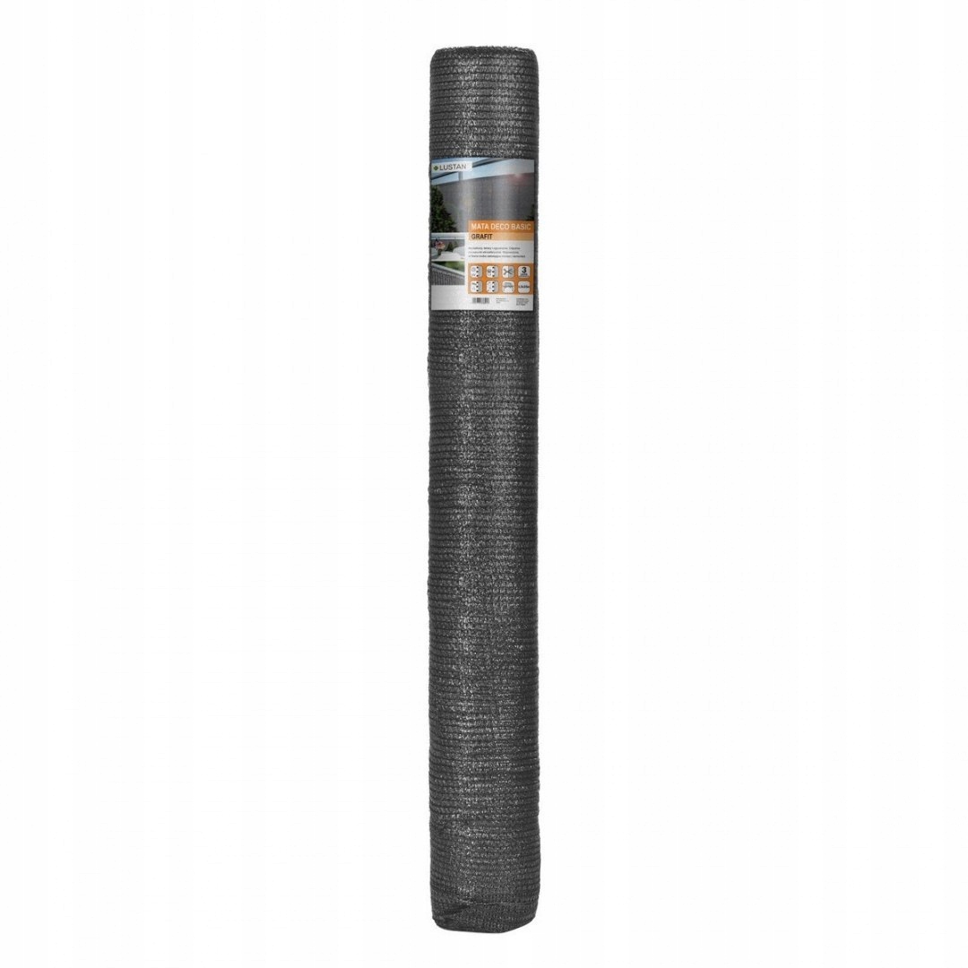 Grafitová tieniaca sieť 150 g/m2 150 cm x 25 mb 85% Tienenie Lustan