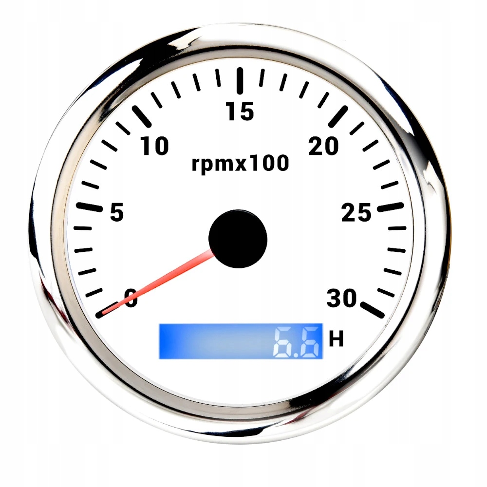 Y82907 85mm Tachometer Sensor RPM Gauge REV Counter 3000 RPM 6000 RPM