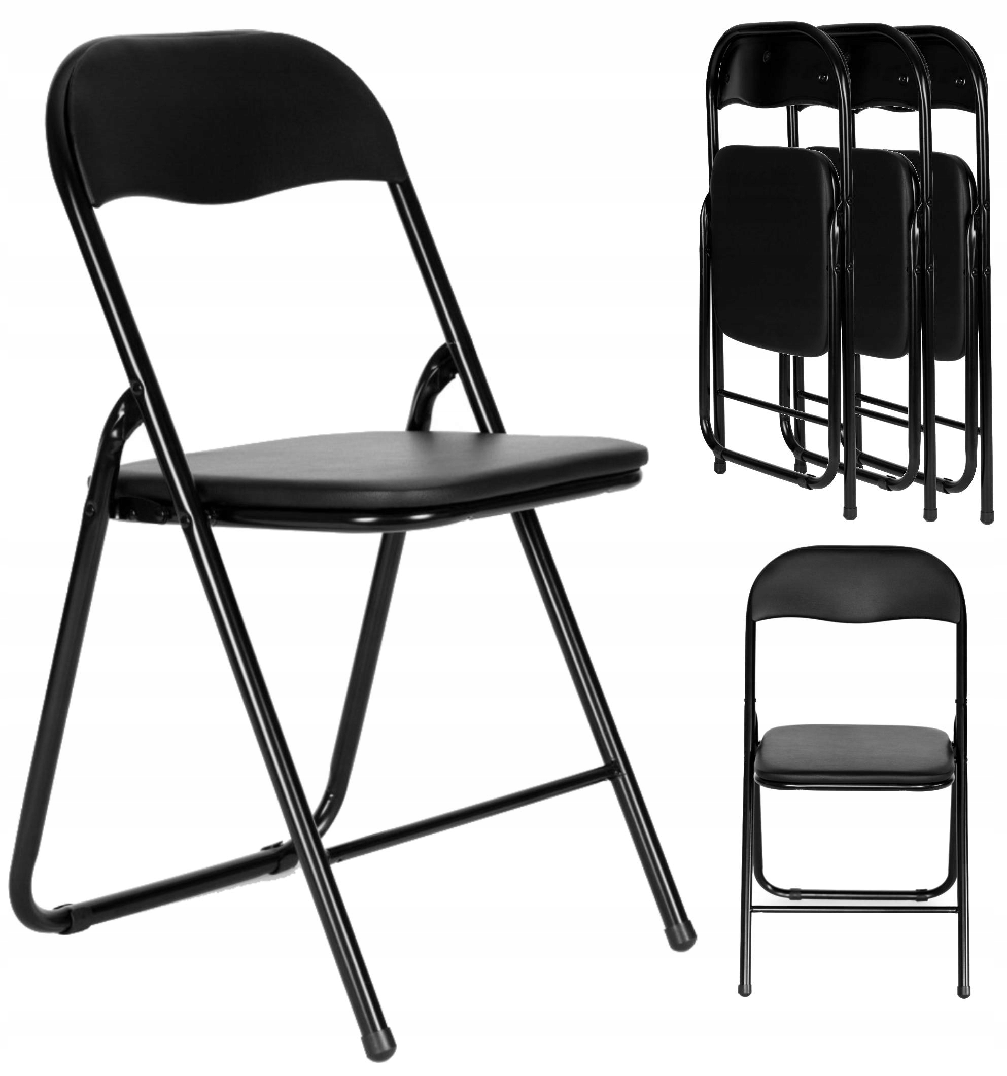Záhradné, kancelárske, skladacie stoličky modern sada 4 kusov