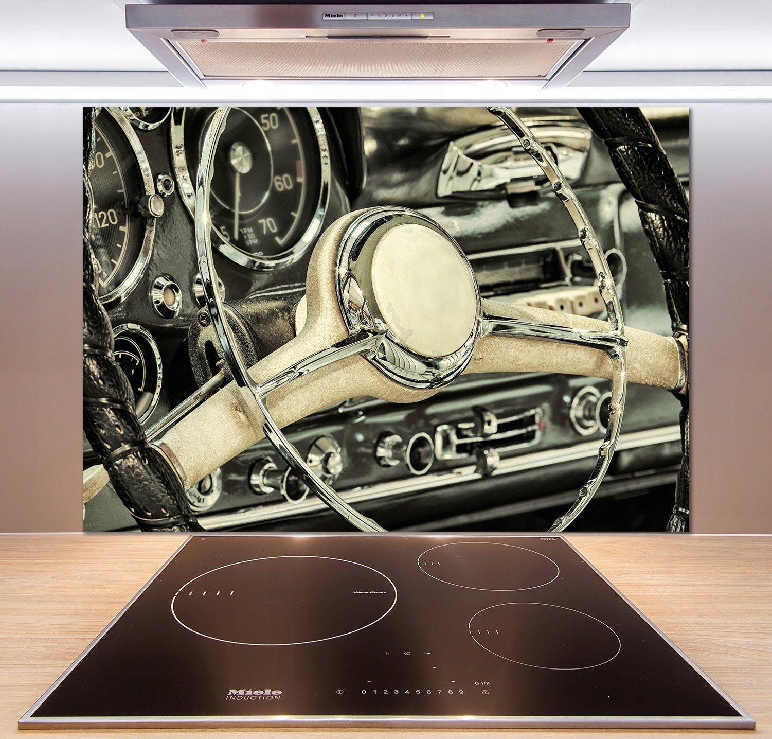 

Panel lacobel Kabriolet kierownica 100x70cm + Klej