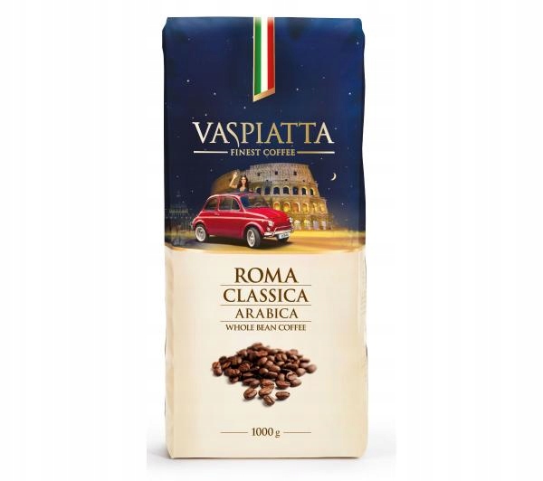 Vaspiatta Roma Káva Zrnková 1000 g 60% arabica 40% 1000 g