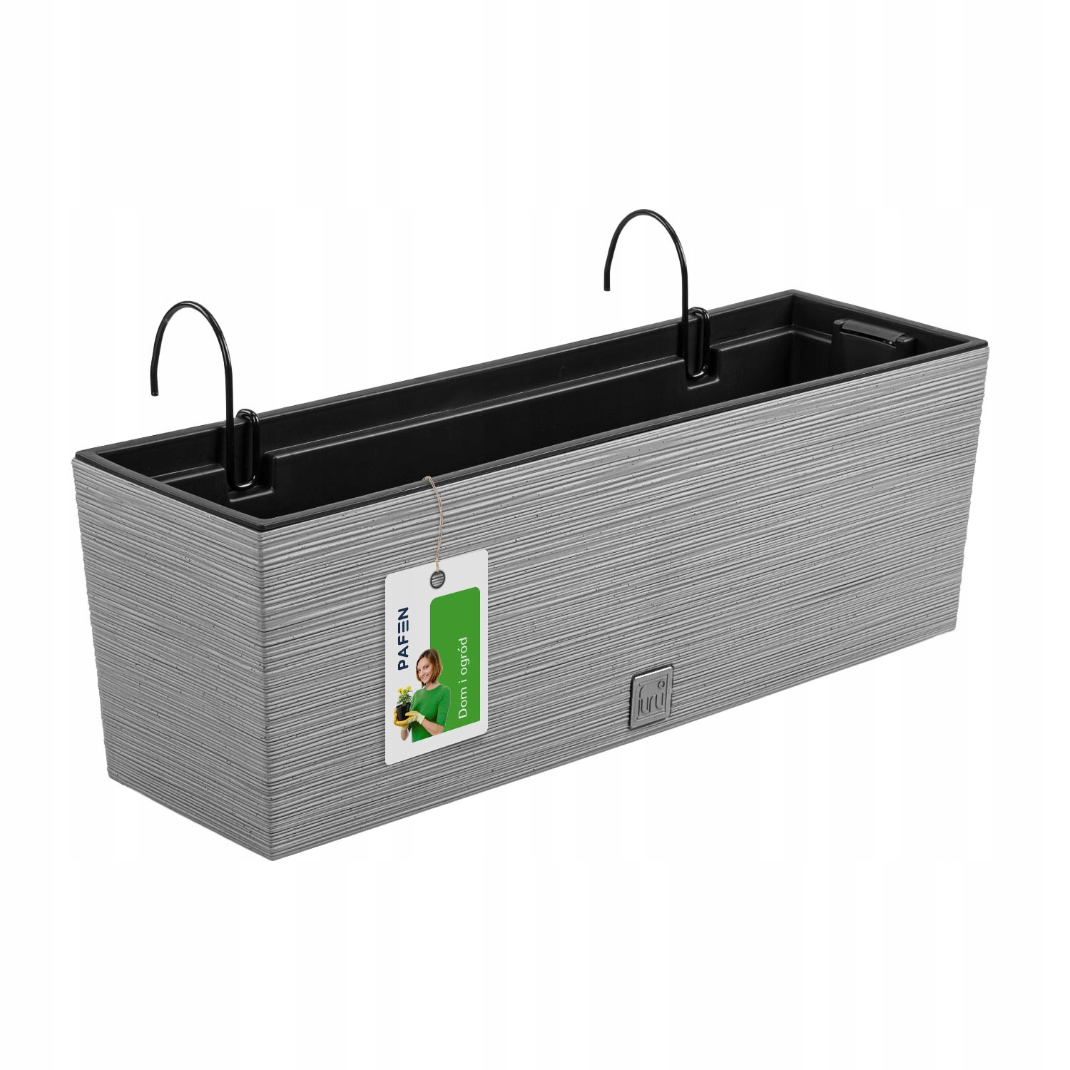 

Doniczka wisząca skrzynia balkonowa DFC600W Szary