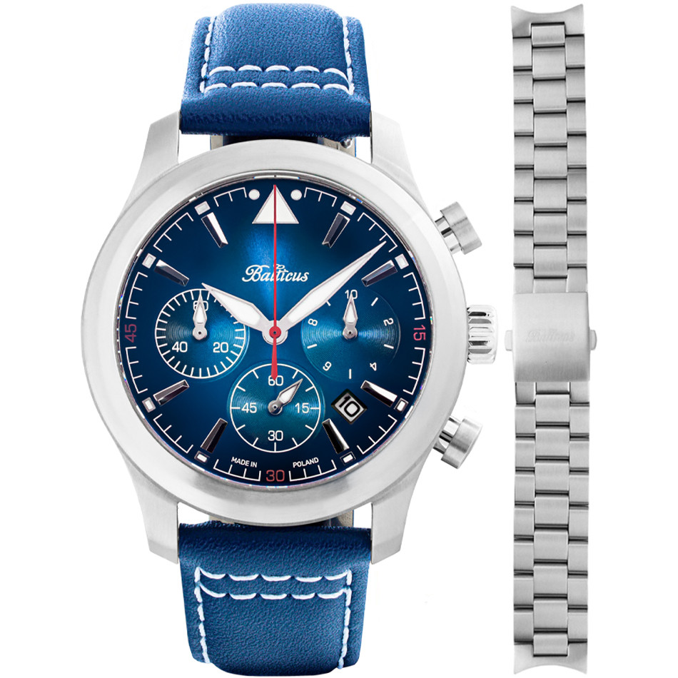 Pánské Hodinky Balticus Balfsqchblu-p modré