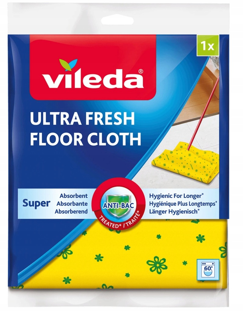 

Vileda Delikatna Ścierka Do Podłogi Odor Stop