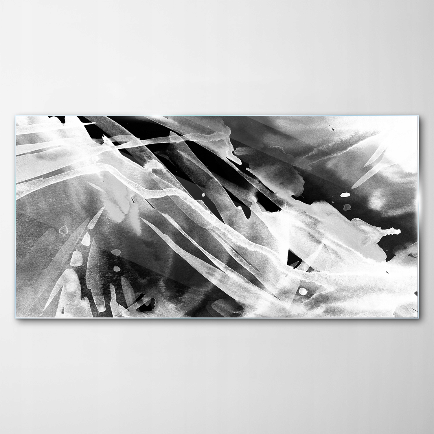 Obraz Sklenená dekorácia Abstrakcia Akvarely 100x50