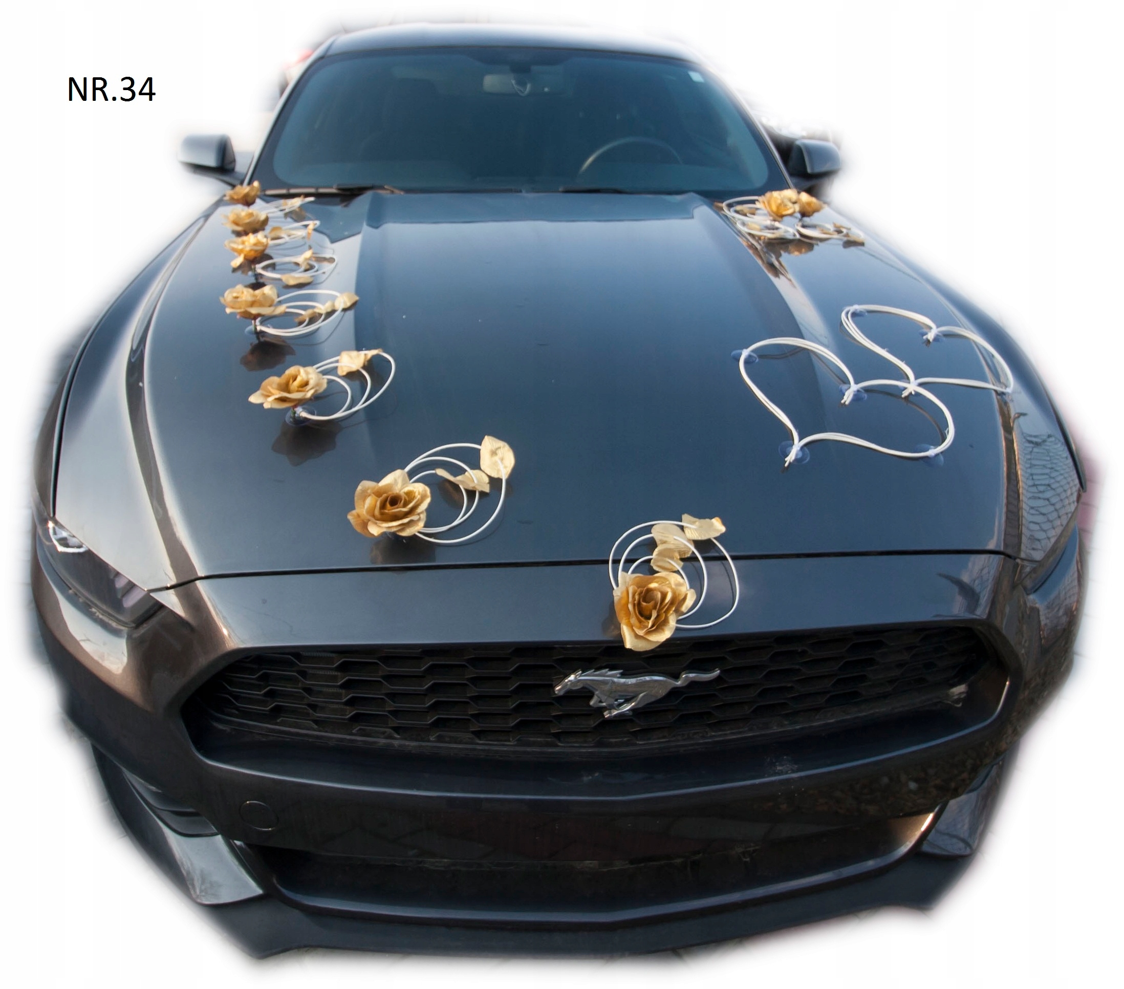 TYLKO U NAS ZŁOTE RÓŻE dekoracja samochodu 034 Marka inny