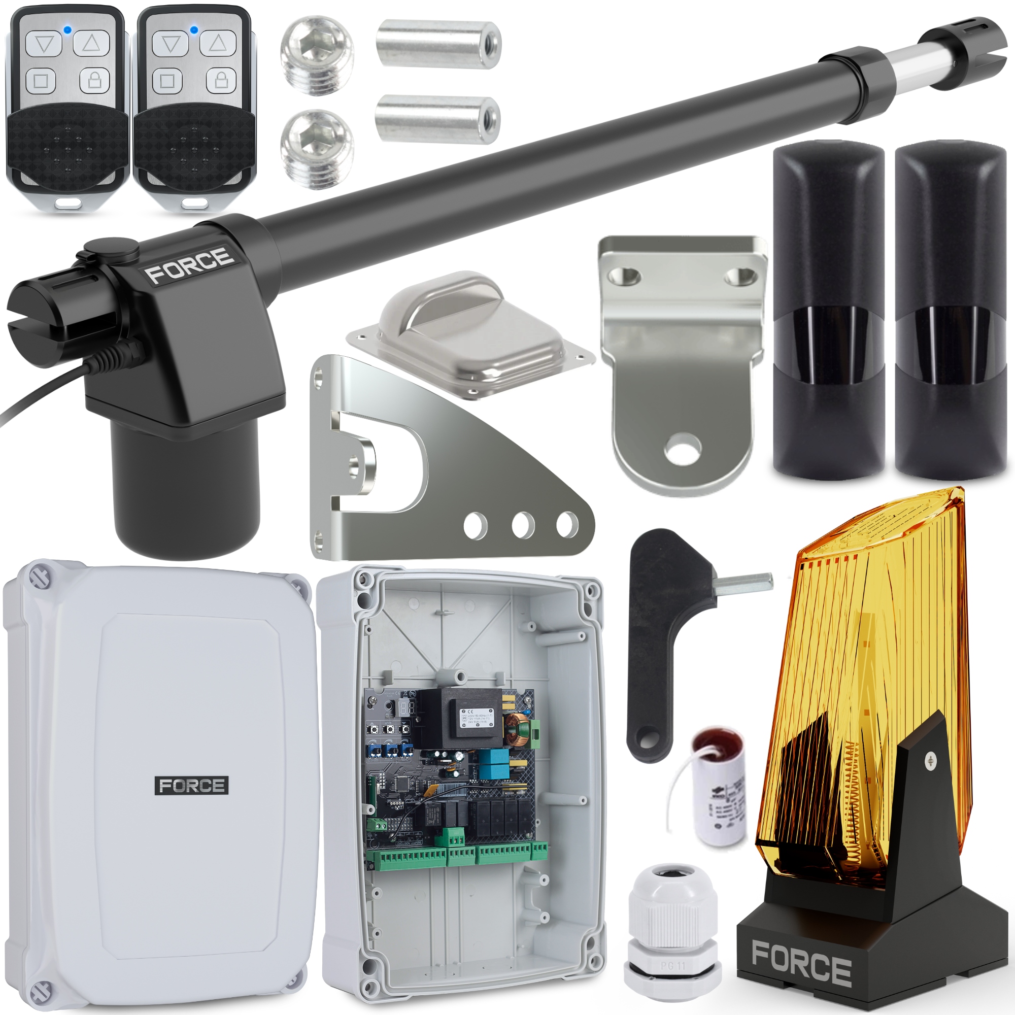 Pravý Set Pro Jednokřídlou Bránu Force GT600 Long Do 400 kg 4 m