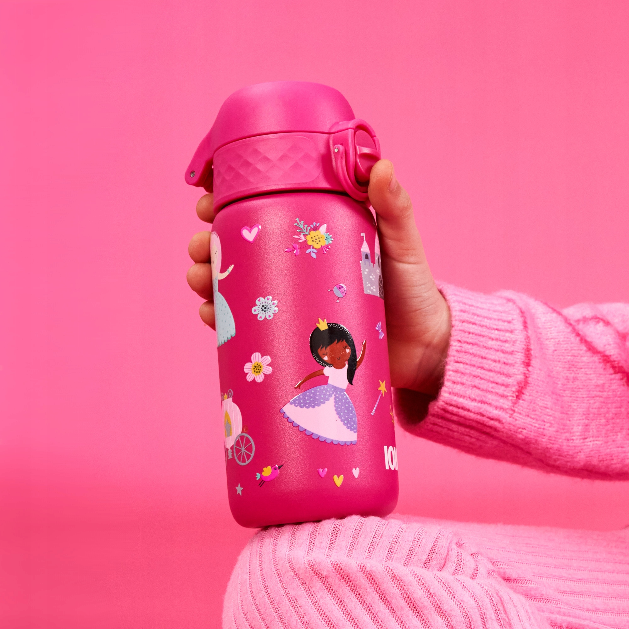 TERMOS BIDON TERMICZNY TERMOBIDON TERMOBUTELKA RÓŻ KSIĘŻNICZKI ION8 0,32 L Marka Ion8