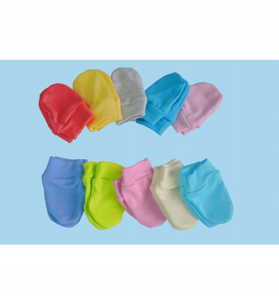 Rękawiczki łapki niedrapki bawełniane kolorowe