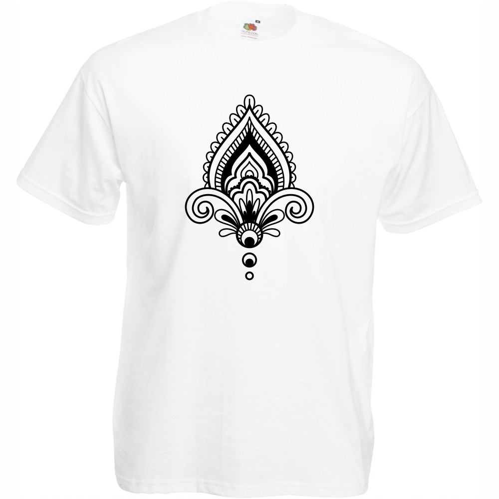 

Koszulka mandala symbol XL biała