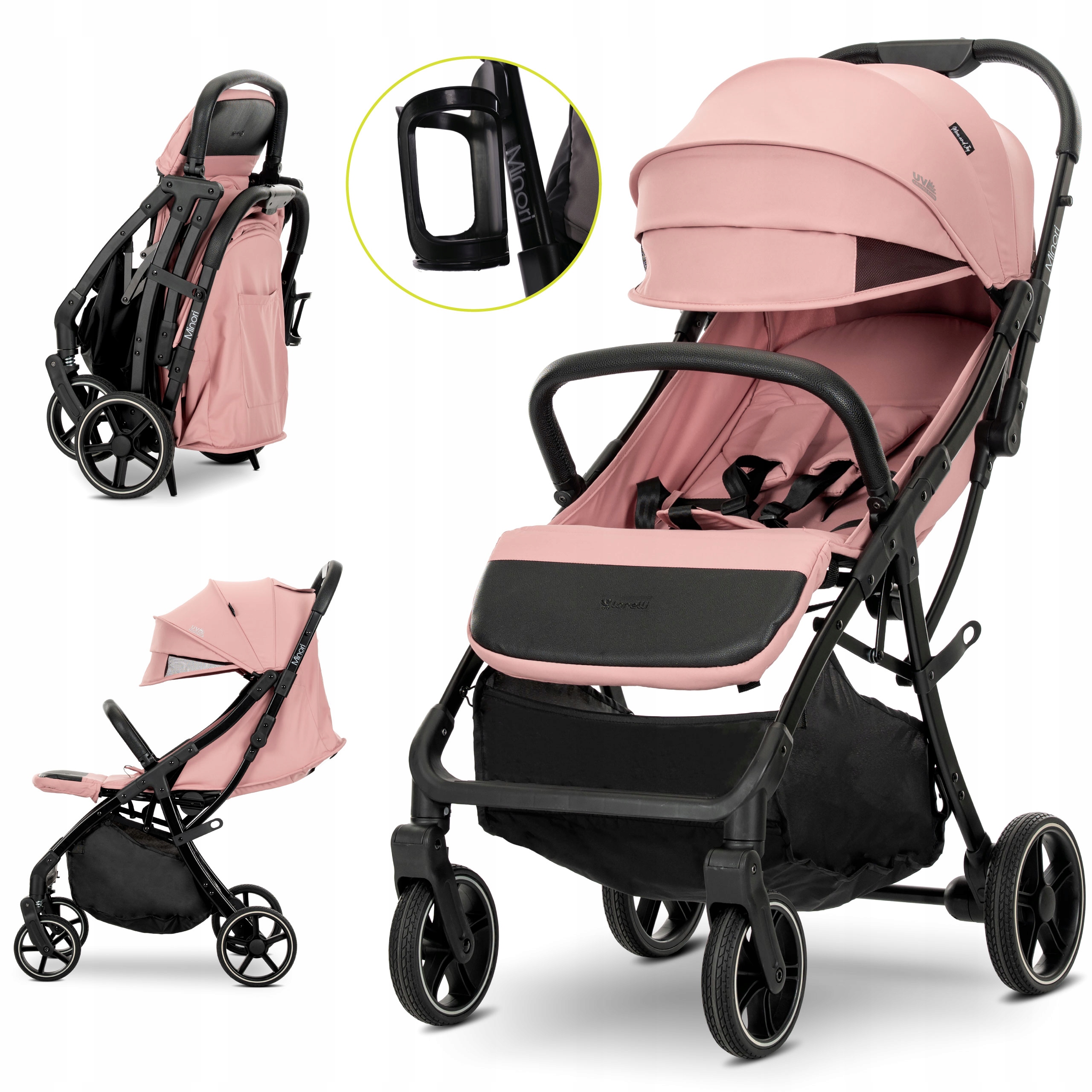 Wózek spacerowy do 22kg spacerówka lekka autofolding Lorelli Minori