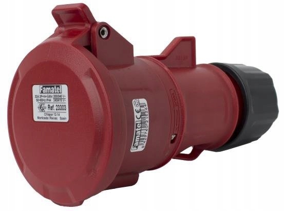 

Gniazdo przenośne 32A 5P 400V IP44 Top SpeedPRO