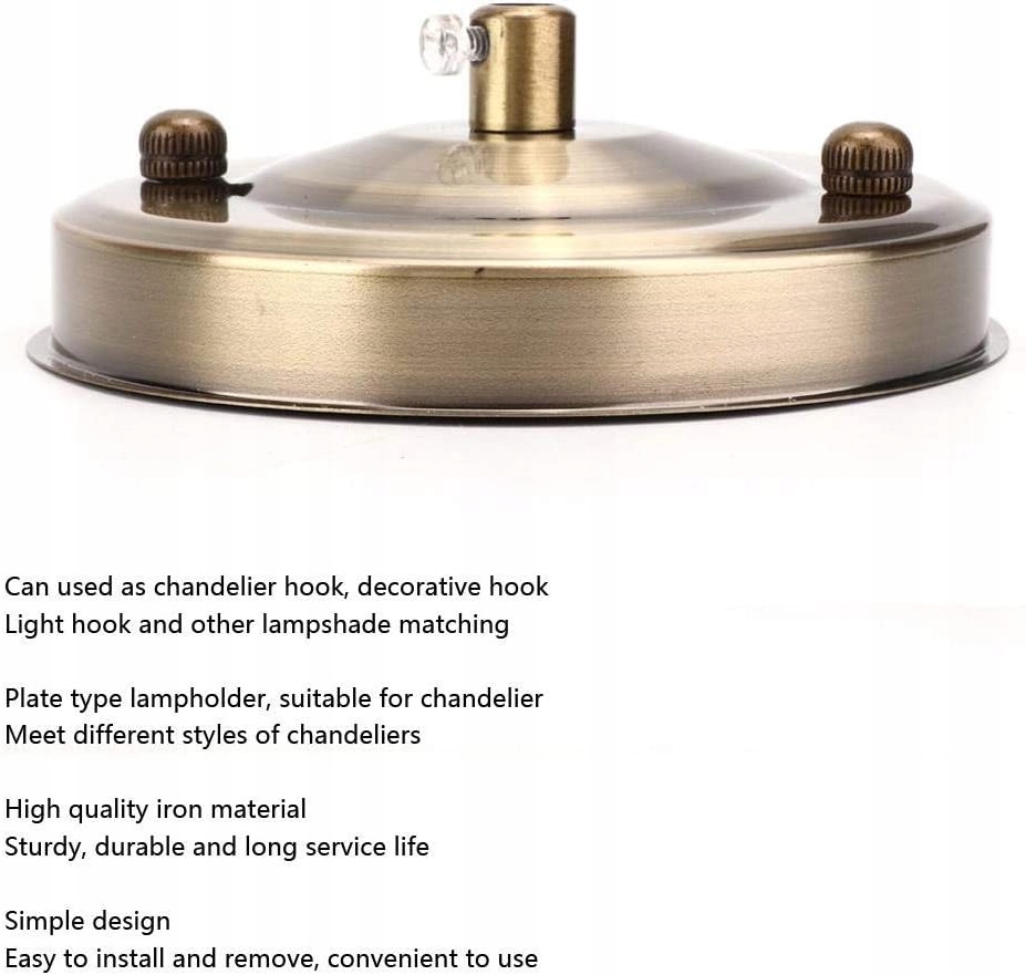 Osłona sufitowa lampy metalowa Vintage Marka inna