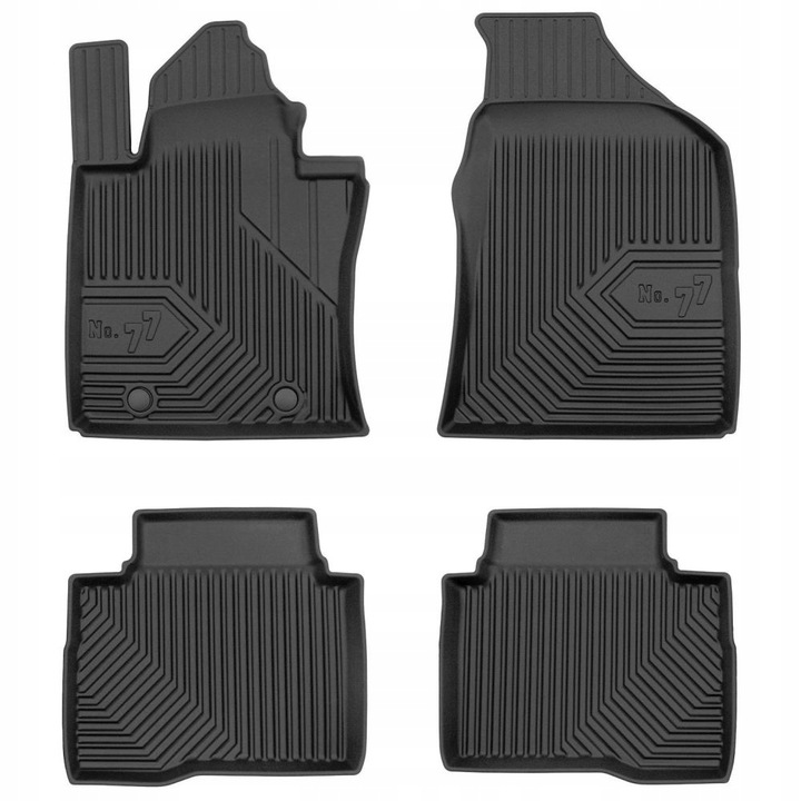 Gumové Koberce Ssangyong Musso od roku 2018 Korytka 77