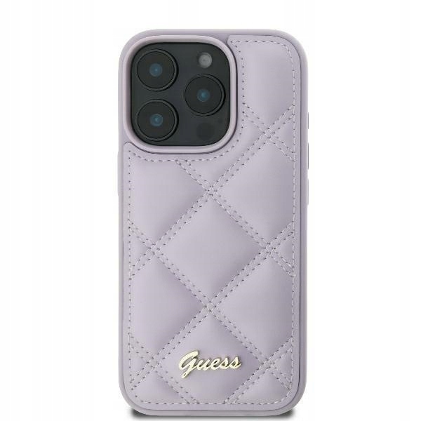 Pouzdro Guess pro iPhone GUHCP16SPSQSQSU 16 6.1" světle fialové/světle fialové