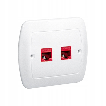 Dvojitá počítačová zásuvka Akord AF52/11 Kontakt-Simon