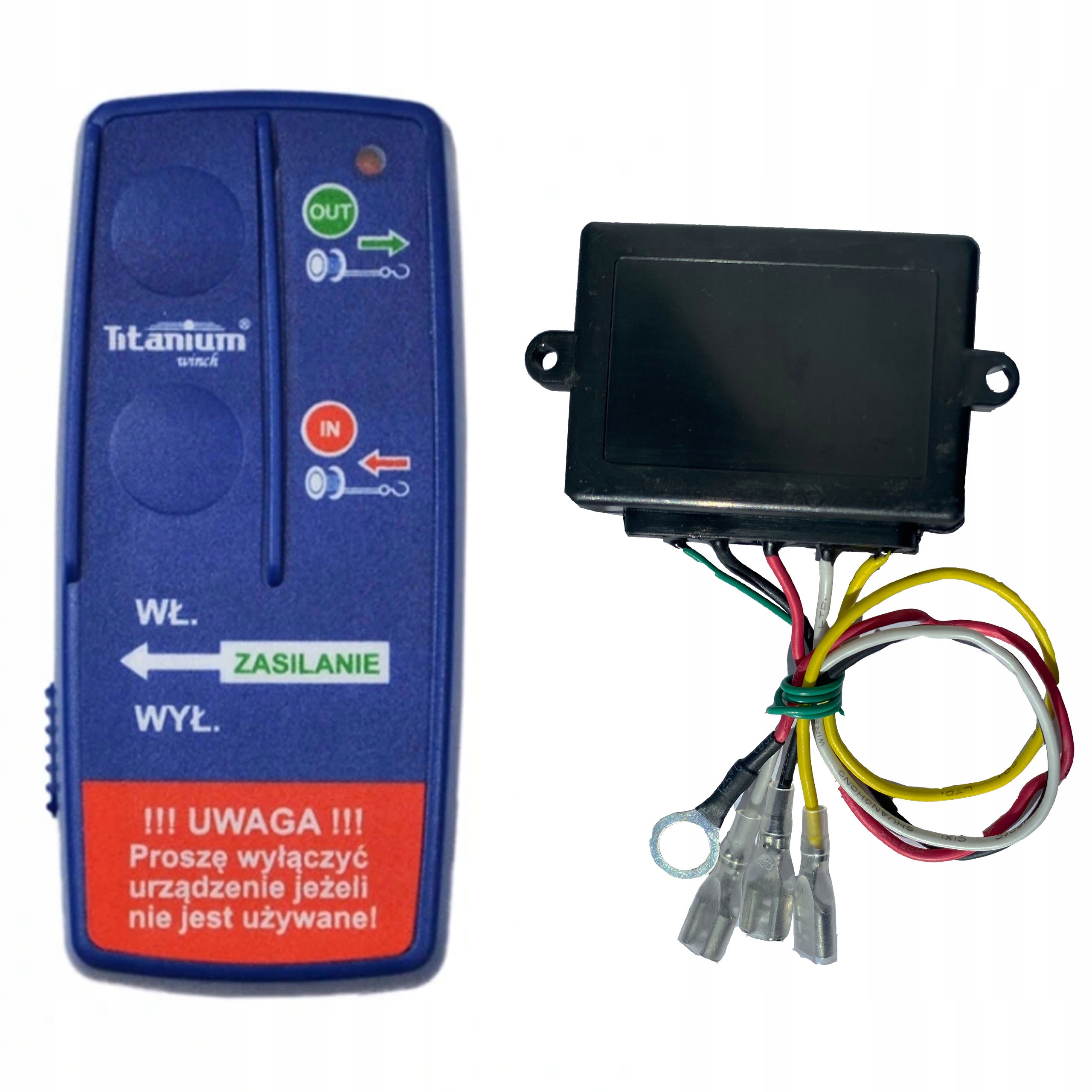 PILOT DO WYCIĄGARKI BEZPRZEWODOWY 12V WCIĄGARKI