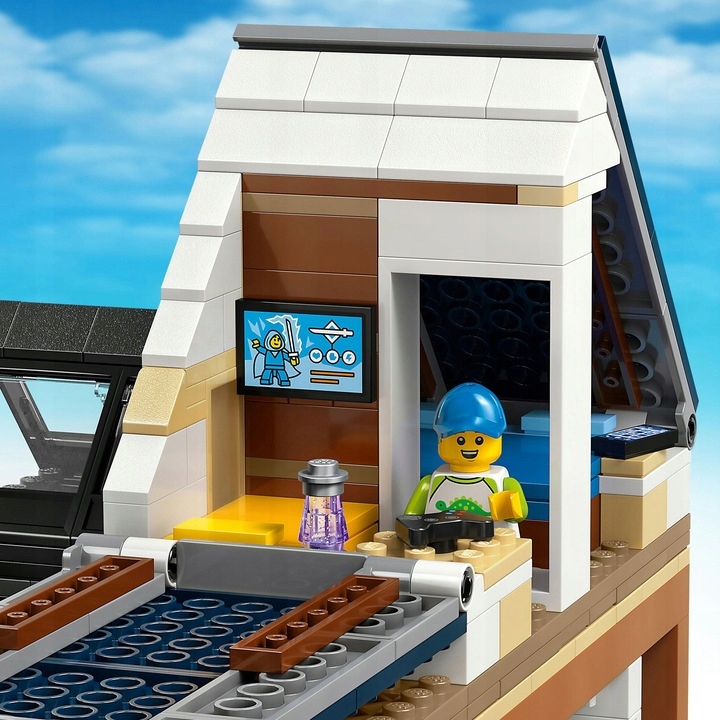 LEGO CITY 60398 KLOCKI DOMEK RODZINNY I SAMOCHÓD ELEKTRYCZNY AUTO 462 ELE Bohater / Bajka brak