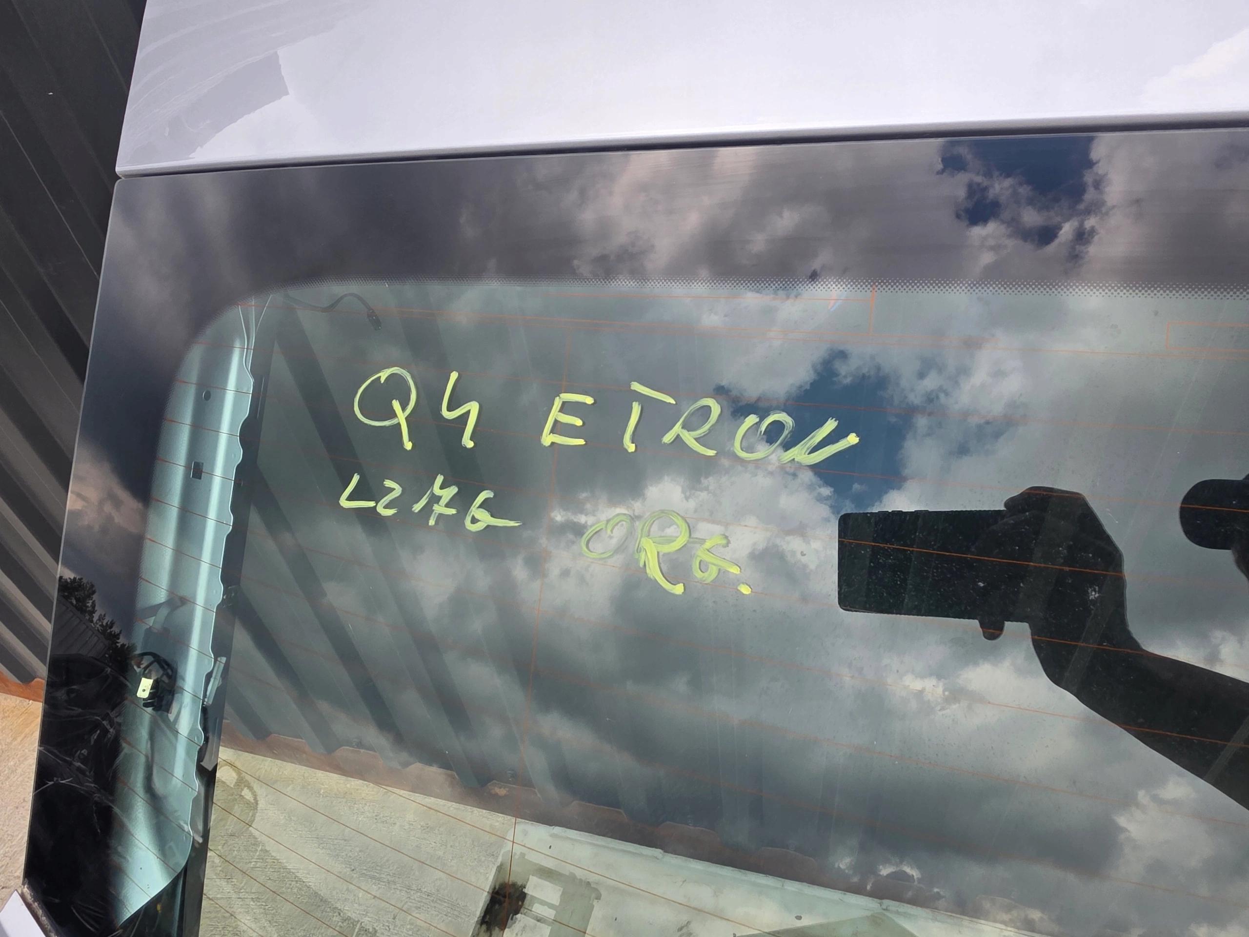 boot doors rear part AUDI Q4 E-TRON SPORTBACK LZ7G original !