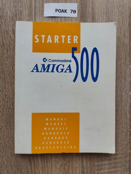 Ksiazka Amiga 500 Starter Commodore Ksiazka