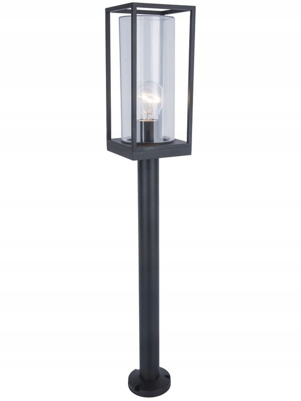 Zahradní lampa Flair černá IP44 E27 bez žárovky Lutec