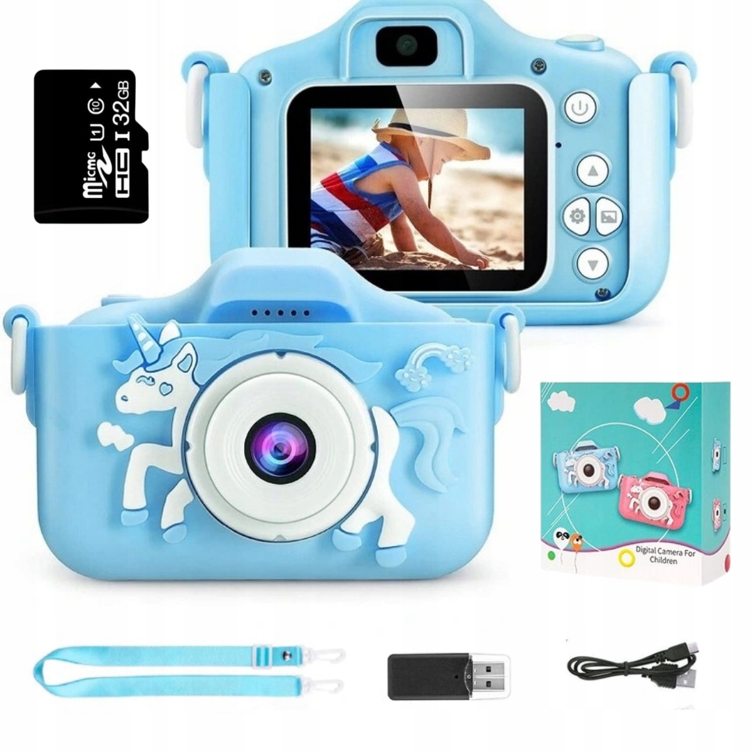 

Aparat Dla Dzieci Kamera Zabawka 40Mpx +karta 32GB