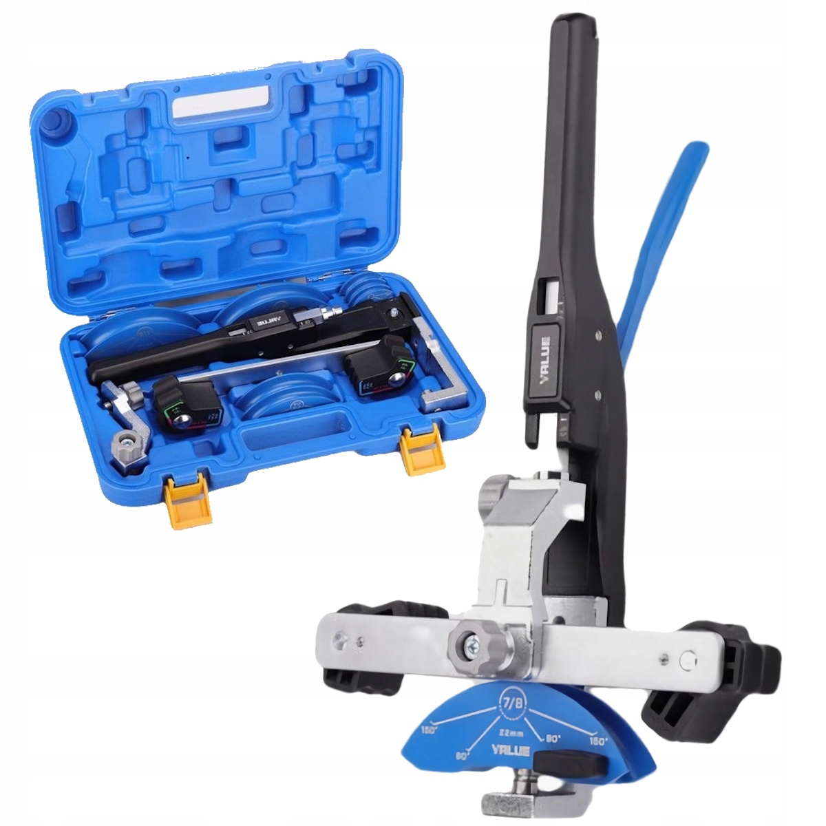 Kušová ohýbačka pre palcové rúry Value VBT-CB1R s reverznou stranou