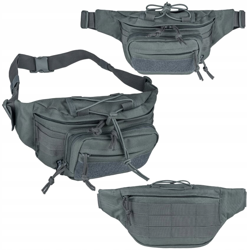 

Torba nerka Taktyczna biodrowa Kangoo szara